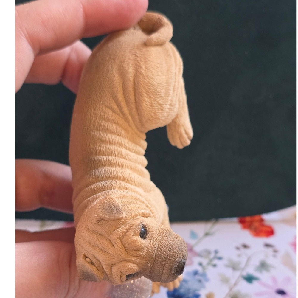 United Design Corp Shar-Pei Figurine Small Tan Fair 1982 Animal Classics Andre - Picture 5 of 8